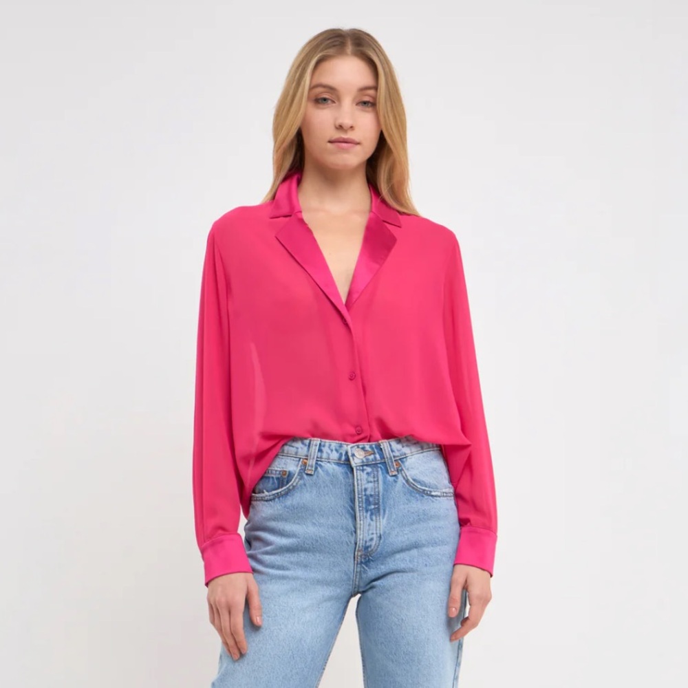 Endless Rose Chiffon Shirt
